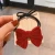 Fashionable velvet hair ties ins Bowknot Girls Hair Ties Ponytail Rubber Band Headwear Decoration Material