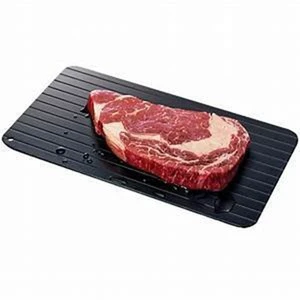 Fast Defrosting Tray for Frozen Food Aluminium Thawing Plate Defrost Meat Quickly without Electricity Microwave