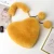 Import Faux Rabbit Fur Cute Fashion Love Bag Candy Color Ladies Handbag Autumn And Winter Heart-shaped Plush Bag Women from China