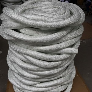 Fiberglass rope braided with ceramic fiber inside [BGF-305 ]for machine sealing