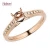 Import Fine Jewelry Genuine  18K White Gold 18K Yellow Gold 18K Rose Gold Diamond rings art deco For Girlfriend from China