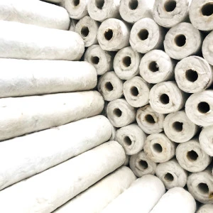 Fireproof and thermal insulation aluminum silicate wool tube