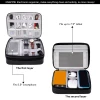 Fireproof Waterproof Double Layers Travel Gadget Organizer Accessories Cable Electronics Storage Bag