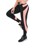 fitness yoga legging pant Gym Leggings Casual High Waist  pants Skinny Black Knee  Run  sport Leggings