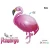 Import Flamingo balloons animal custom made shape inflatable foil balloons for decoration from China