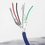 Flexible braided control cable rvvp 4x1mm2 300 500v rvv/rvvp