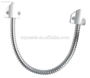 Flexible Stainless Steel Armored Door Loop with ABS ends