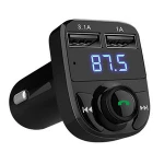 FM Transmitter Aux Modulator Bluetooth Handsfree Car Kit Car Audio MP3 Player with 3.1A Quick Charge Dual USB Car Charger