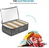 Foldable Amazon popular clothes storage bag organizer