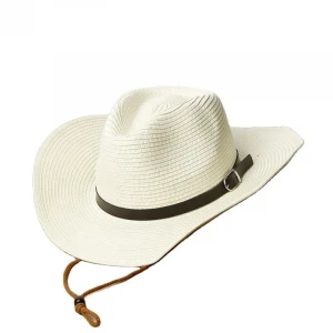 Foldable Outdoor Custom Wholesale Mexican Bulk Paper Straw Hat Cowboy