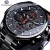 Import Forsining Watch Blue Ocean Design Silver Steel 3 Dial Calendar Display Mens Watch Automatic Mechanical Sport Wrist Watches from China