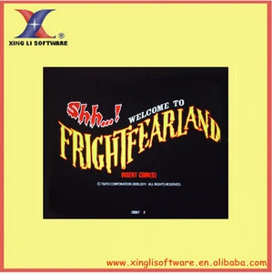 FRIGHT FEAR LAND computer game board/shooting game/arcarde game board,similar to Aliens shootin game(XL-CB06)