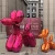 Import FRP large animal sculpture garden decor fiberglass resin popek balloon dog statue from China