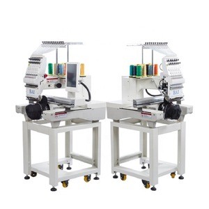 Full automatic computerized single head embroidery machine for flat hat t shirt