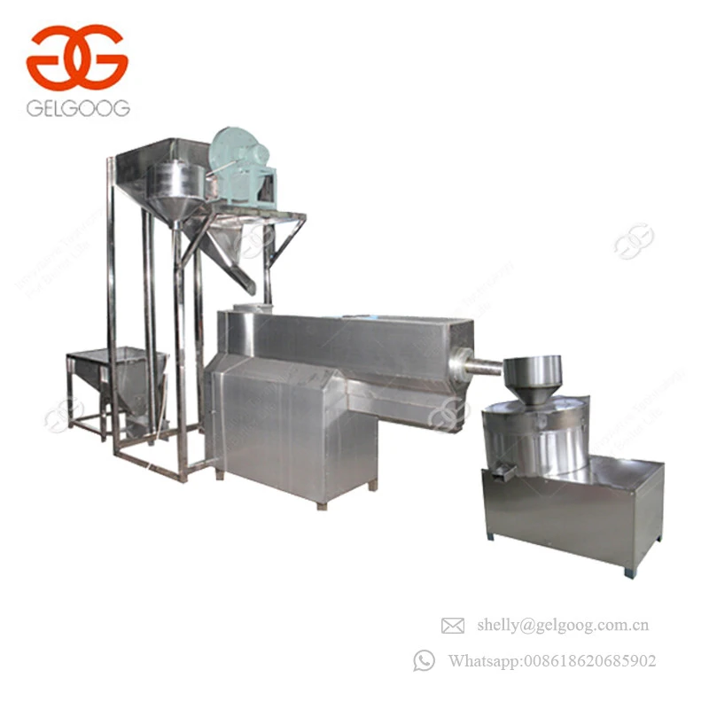 Full Automatic Walnut Butter Peanut Paste Production Line Sesame Processing Machine Food &amp; Beverage Factory Manufacturing Plant