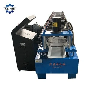 Fully Automatic Metal Steel Water Rain Gutter Roll Forming Machine