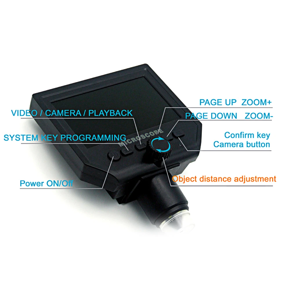 G600 4.3 monitor Digital Electronic Lcd Microscope