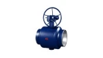 Gear type fully welded ball valve