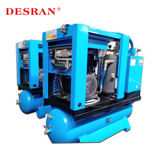General Industrial Equipment Tank Mounted Air Compressor With Air Dryer