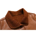 Genuine Leather Jacket with Real Fur Collar Ladies Warm Leather Long Jackets Womens Genuine Leather Jacket