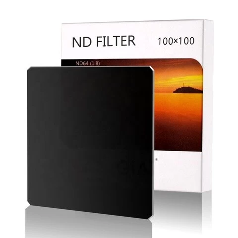 GiAi ND64 square ND filter nano coating camera ND filter for DSLR camera