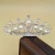 Import Girls princess Crystal Tiara Wedding flower Girl Kids Crown with bead Pageant Accessories from China