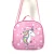 Girls trolley backpack 3D unicorn kids school bag with wheels