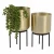 Import GOLD NICE DESIGN POT &amp; PLANTER from India