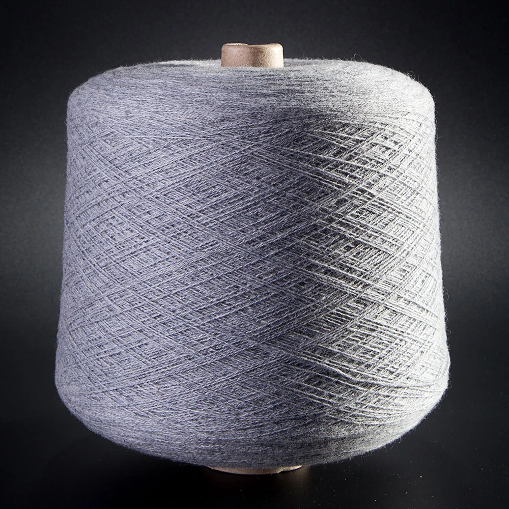 Good Quality 90/10 Wool &amp; Cashmere Blended Dyed Yarn for Printing Carpet