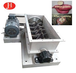 Grain grinder crusher stainless steel sweet potato cutting mill machine sweet potato starch product process