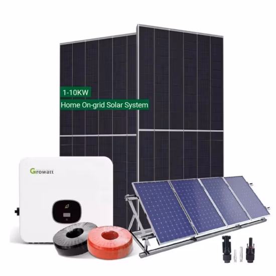 Growatt on Grid Solar System 5kw 10kw 15kw 20kw 30kw Grid Tied Commercial Solar Mono Phase Three Phase Solar System
