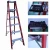 Import GS EN131 Approved Multi Purpose Three Five 3 4 5 6 7 Step Layers Single Side Wide Fiberglass Climbing Step Ladder from China
