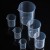 Import HAIJU LAB Factory Directly Laboratory Graduated Plastic Beaker Cup from China