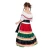 Import Halloween kids girls dress up cute Mexican colorful dresses for children carnival mexico costumes from China