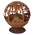 Import Handmade Steel Sphere Fire Pit Fire Ball Corten Steel Fire Pit from China