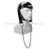 Head guard leather with chain weight lifting Head harness also available in nylon suitable for neck strength training