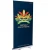 Import Heavy base roll up standee desk roll up stand a4 size mini banner tabletop display roll up stand from China