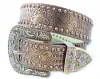 High-end western beaded belts with rhinestones