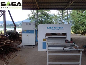 High Frequency Wood Clamp Gluing Press Machine Timber Jointer from Saga Machinery