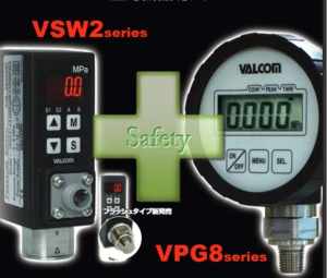High-precision Pressure sensor VALCOM with multiple functions made in Japan