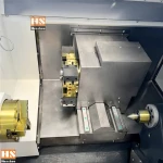 High Precision TcK50 Hydraulic Chuck C AxisY Axis Slant Bed Lathe CNC With Chip Conveyor