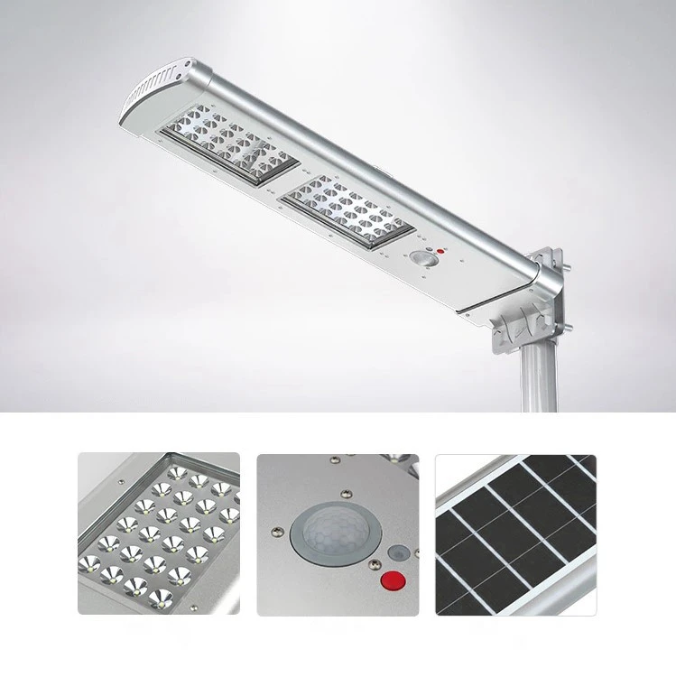 High quality aluminum alloy solar street light outdoor waterproof solar integrated LED street light