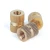 Import High quality brass fastener copper insert brass embedded nut knurled injection nuts from China