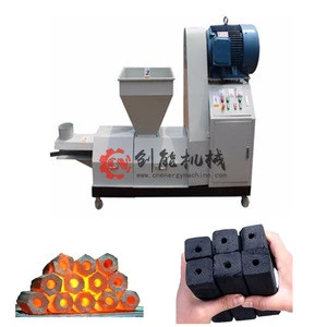 High quality charcoal making machine rice husk briquette extruding machine