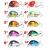 Import High Quality Double Circle Fish Lures Fly Fishing Soft Bait from China