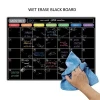 High Quality Easy Erase Weekly Planner Magnetic Meal Planner Blackboard