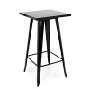 High Quality Leisure Vintage New Design Metal Industrial Coffee Dining Bar Table