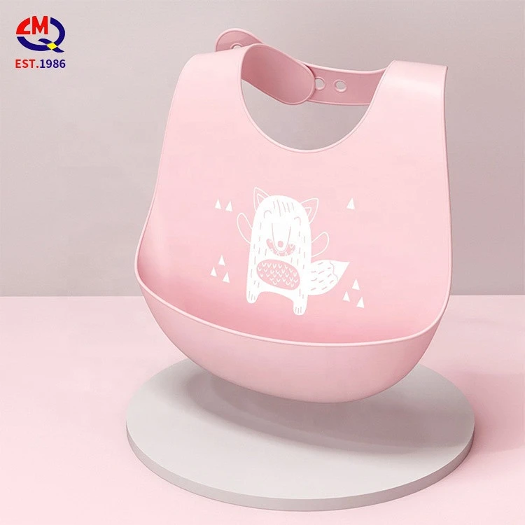high quality oem design easy to washable silicone baby bibs waterproof baby bibs