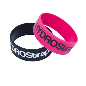 high quality promotional one inch silicone bracelet