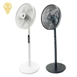High Quality Remote Control Polysilicon 18650 Ternary Lithium Battery 15000mah Solar Fan 3 Gears 1280 Rpm 25w Standing Fan